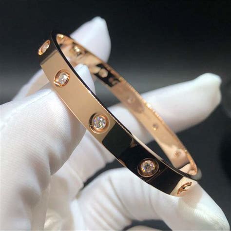 cartier bracelet diamond replica|authentic cartier love bracelet.